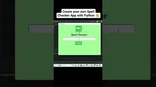 Spell checker using python #python #codeandteawithsamiullah #shortsfeed #pythontutorial