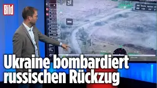 Russen-Armee auf chaotischem Rückzug | BILD-Lagezentrum