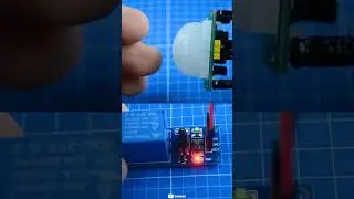 motion detector without coding! simple electronic project (HC-SR501) #arduino #electronics