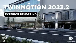 Learn How To Create Stunning Exterior Renders With Twinmotion 2023.2 Using Path Tracer - Tutorial