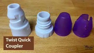 How to use the Wilton twist quick coupler : How to use a coupler : Nozzles for piping