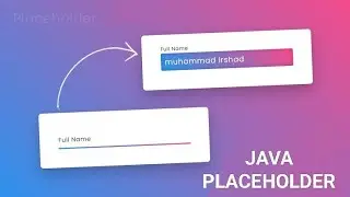 How to add Placeholder in JTextfield on Java  JFrame Form with Eclipse IDE (Part 2) - JDK 17 Builder