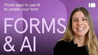 3 ways to use AI to create a form | Typeform Tips