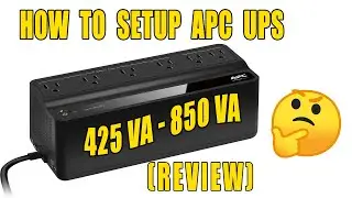 How To Setup & Install APC UPS 425VA 450VA 650VA 850VA Back UP Battery & Review