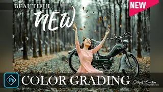 Photoshop Tutorial : Outdoor Portrait Beautiful Color Grading With Adobe Photoshop 