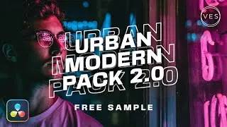 Free Urban Modern Title for Davinci Resolve