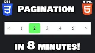 Learn CSS pagination in 8 minutes! 🕮