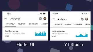 UI Challenge: YouTube Sparkline Chart using CustomPainter