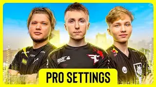 The BEST CS2 Settings with S1mple, m0nesy and ropz