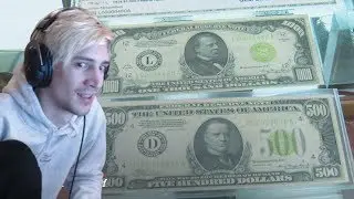 xQc reacts to Pawn Stars: Rare $500 and $1000 Bills (with chat)