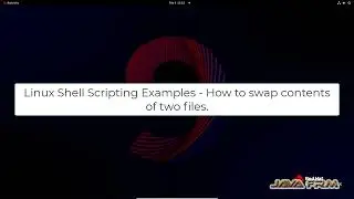 How to swap content of two files using linux shell script - bash script examples in RHEL 9