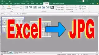 How to Convert Excel to JPG High-Resolution Image, XLSX to JPEG Photo converter HD Free