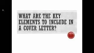 What Goes in a Cover Letter?