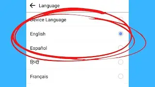 How to change facebook language