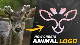 Turn Any Photos Into Logos With Illustrator / Create Animal Logo