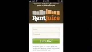RentJuice iPhone app tutorial
