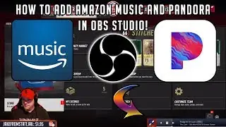 OBS Studio - How to add Amazon Music, Pandora, and other music!