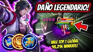 THE MAGE WITH THE MOST DAMAGE OF MOBILE LEGENDS! VALE TOP 1 GLOBAL 95.2% WINRATE! | MOBILE LEGENDS