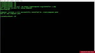 How To Install PHP Composer on CentOS 7 RHEL and Fedora