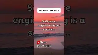 software engineering is a science... 