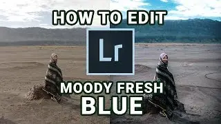 EDIT FOTO BIRU SEJUK/DINGIN FANTASI PAKAI HP/MOBILE PHONE (MOODY CHILL BLUE) | Tutorial Edit Foto