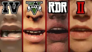 CRAZY DETAILS! | GTA4 vs. GTA5 vs. RDR vs. RDR2