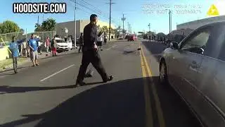 LAPD releases bodycam footage of fatal Los Angeles police shooting following multi-car accident