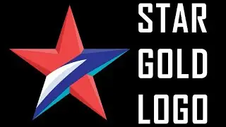 Star Gold Logo in Microsoft Word | Creating the Star Gold in MS Word | How to Draw Star Gold in Word