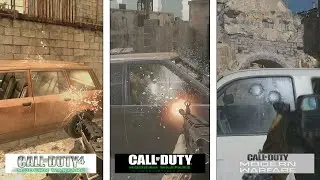 Call of Duty 4 VS Remaster VS Modern Warfare 2019 | Details & Interaction Comparison