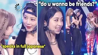 Sakura coaching Eunchae to speak in full Japanese, Yunjin fangirling over this Japanese group "XG"