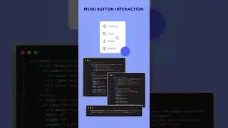 35/100 HTML/CSS/JS Animation: Menu Button Interaction #shorts