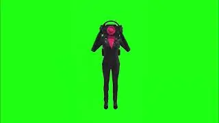 Skibidi Toilet green screen video effects overlay