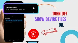 Turn Off Show Device Files On YouTube Music. |Technologyglance