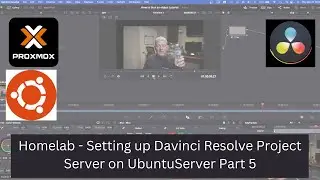 Homelab - Setting up Davinci Resolve Project Server on Proxmox Ubuntu Server VM Part 5 