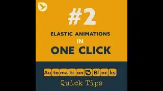 After Effects Elastic In Animation in 1 Click (Automation Blocks Quick Tip)