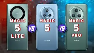 Honor Magic 5 Lite vs Honor Magic 5 vs Honor Magic 5 Pro