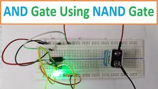 AND gate using NAND gate | Basic Gates using NAND gate | Universal Gate Practical