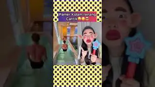 Abang Pamer Kolam Renang yang Cantik 
