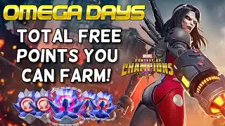 Total Free Points You Can Farm and Further Invest in Omega Days Event | Marvel Contest of Champions