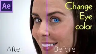 How to change Eye Color in After Effects - 64