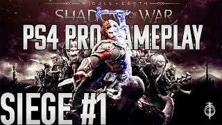 Middle Earth Shadow of War PS4 Gameplay (TOWER DEFENSE!!)