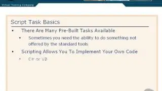 01 Script Task Basics
