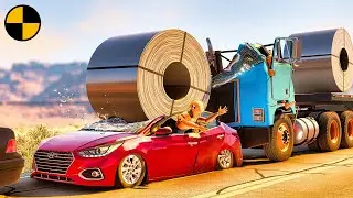 Truck and Car BeamNG Crashes #7 😱 BeamNG.Drive