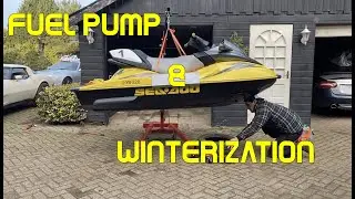 How to: Replace a Fuel pump and winterization of a Seadoo RXdI 135HP Rotax 951 2001