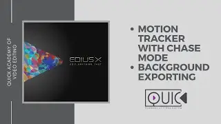 Edius X New Feature - Motion  Tracker with chase mode & background exporting in Hindi - Part 01