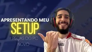 VLOG MOSTRANDO MEU SETUP DE LIVE + PEÇAS NOVAS DO PC GAMER