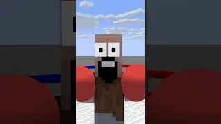 Help Herobrine win boxing match Vs Entity Vs Notch Vs Noob #shorts #minecraft