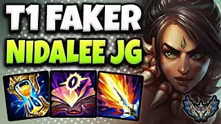 T1 Faker Nidalee vs Lee Sin [ Jungle ] Patch 14.17 Korea Challenger ✅