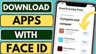 How to use face id to download apps from app store || iPhone || ipad