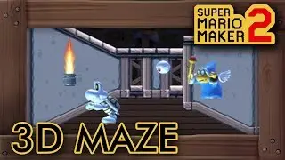 Super Mario Maker 2 - Genius "3D Maze House" Level